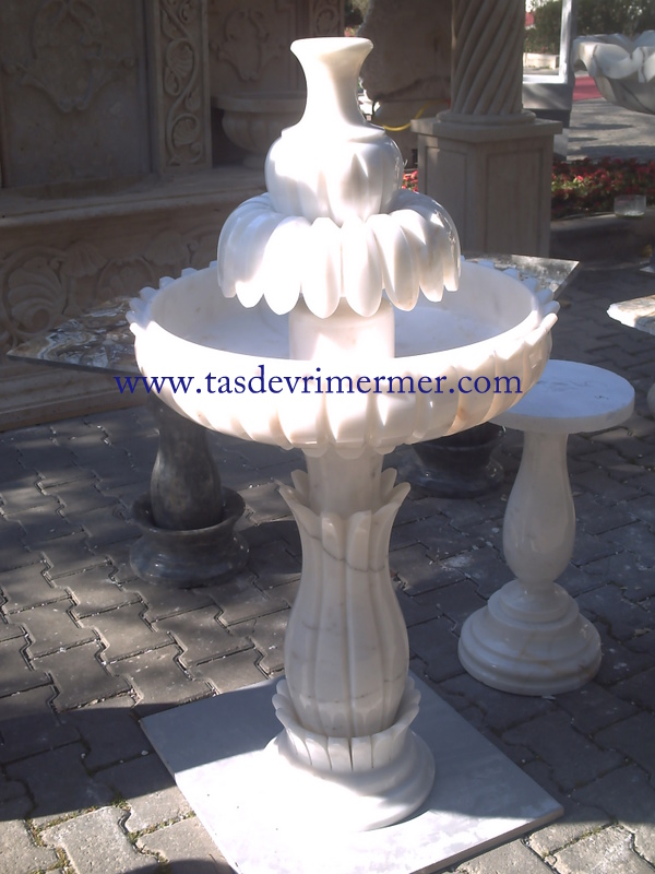 Beyaz Mermer Fıskiye